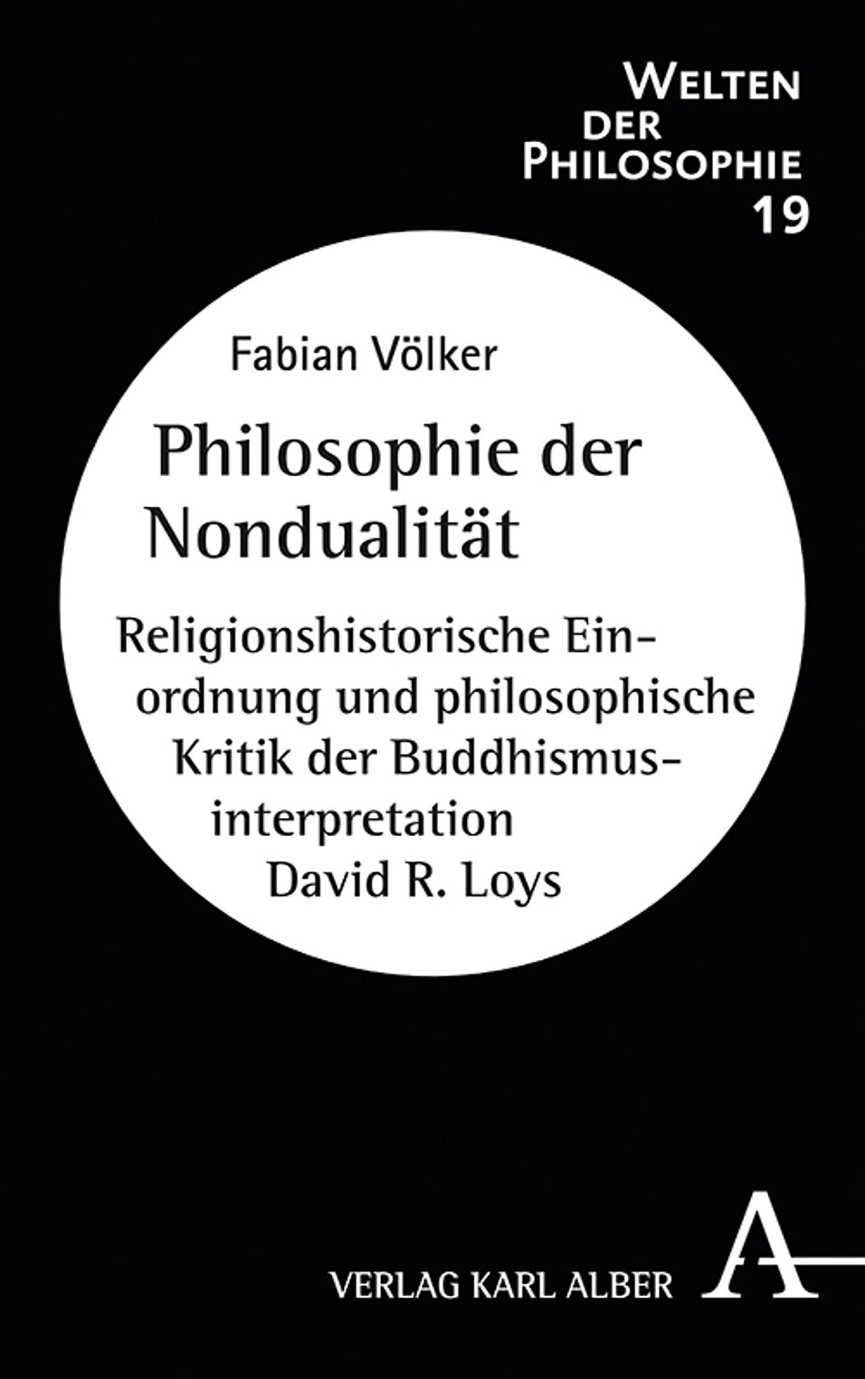 Fabian Völker Buchcover Philosophie der Nondualität 2020