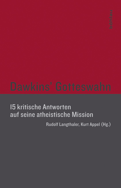 Cover Dawkins Gotteswahn 15 kritische Antworten © Böhlau Verlag
