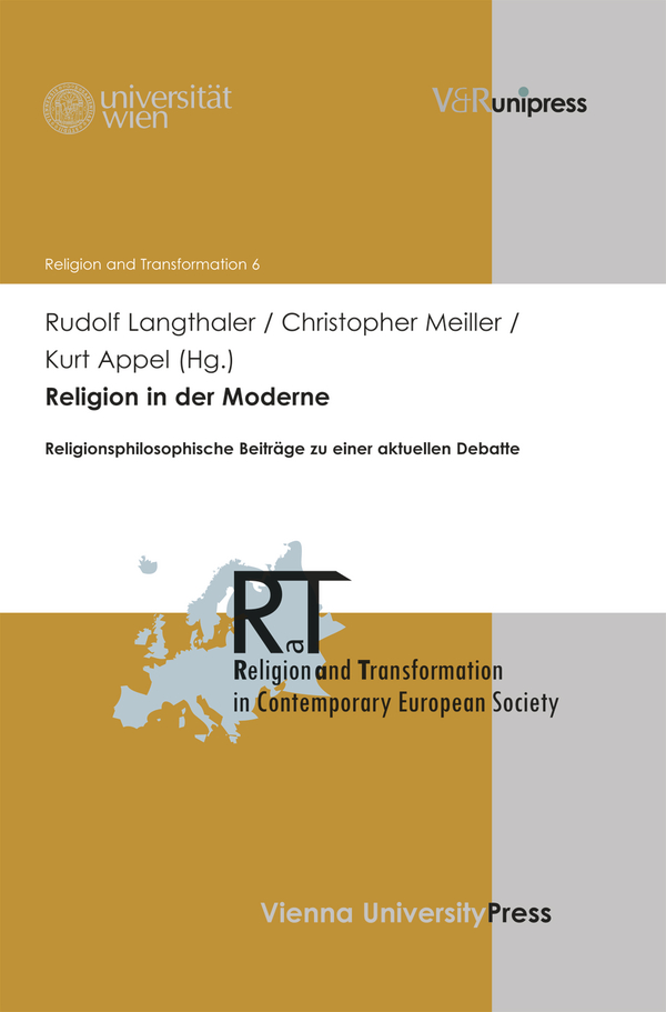 Cover Religion in der Moderne © Vienna University Press bei Vandehoeck und Ruprecht